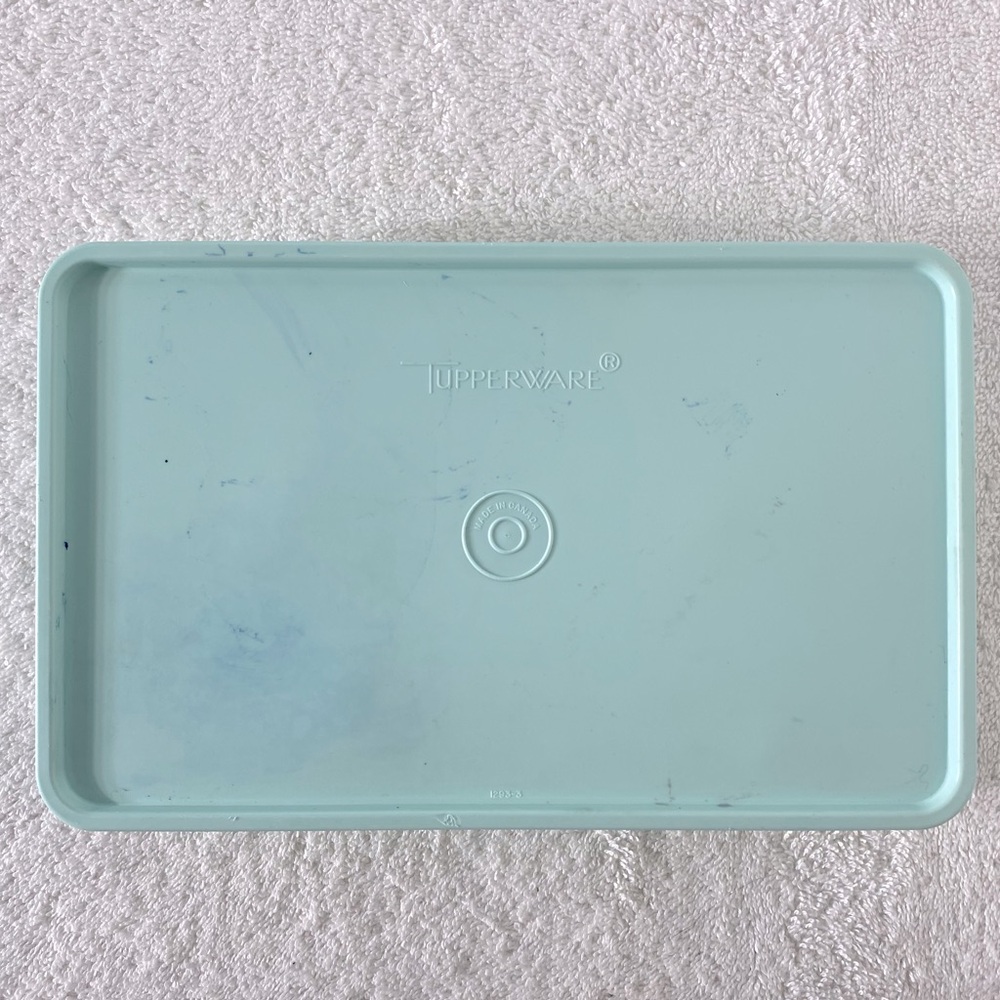 Tupperware Light Blue & Transparent Container Set 9pc - Picture 11 of 16
